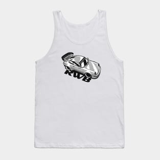 Silver Custom 911 RWB Widebody Tank Top